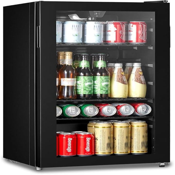 Kabinet Uk  Black 93L Under Counter Beer And Drinks Fridge, Sports Direct