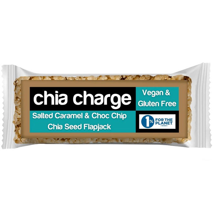 Chia Charge  Brown Vegan & Gluten Free Mini Flapjack in Size 20 x 30g, Sports Direct