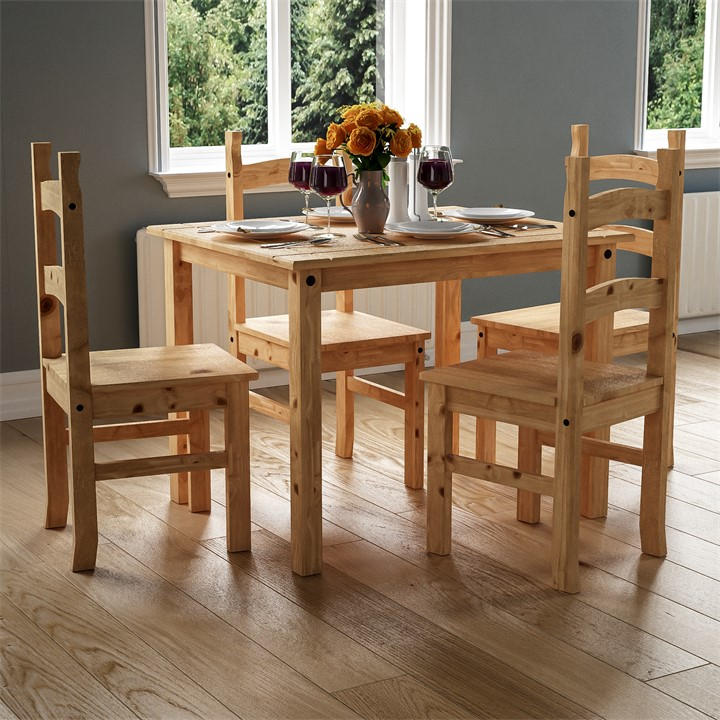 Lassic  Beige Vida Designs Corona  Dining Set in Size 4 Seater, Sports Direct