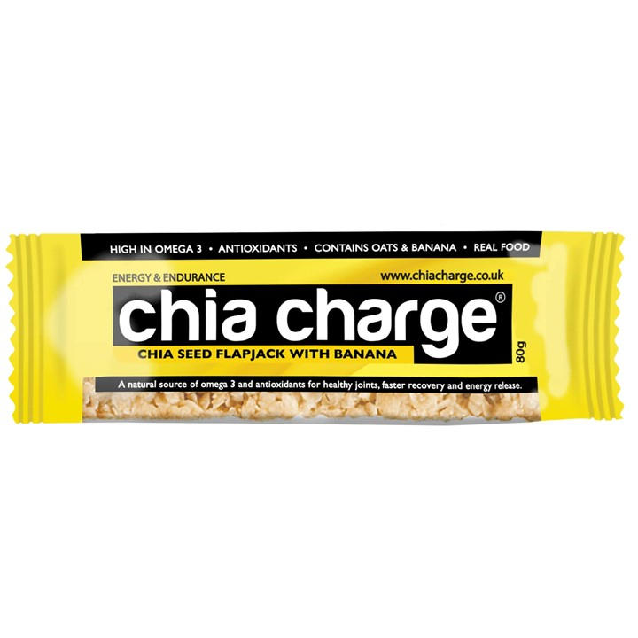 Chia Charge  Yellow 80G Flapjacks ( Bars) in Size 20 x 80g, Sports Direct