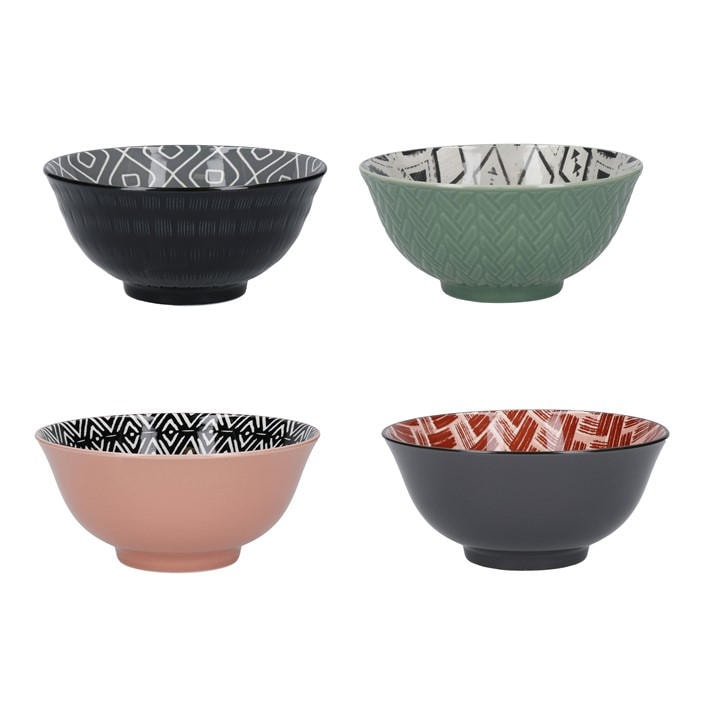 Kitchencraft   Patterned Ceramic Cereal Bowls, Sports Direct