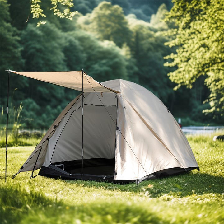Breeins  Beige 2-Person Camping Foldable Tent, Sports Direct