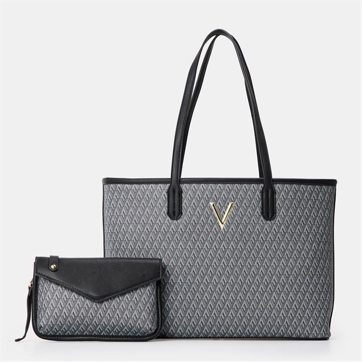 Valentino Women's Black Vmv Queenre Tote Bag, Sports Direct
