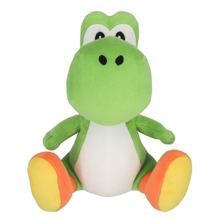 Super Mario  None San-Ei Official Green Yoshi Plush Small, Sports Direct