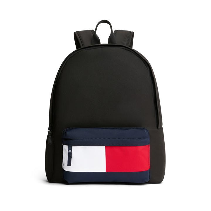 Tommy Hilfiger  Kids Black Backpack, Sports Direct