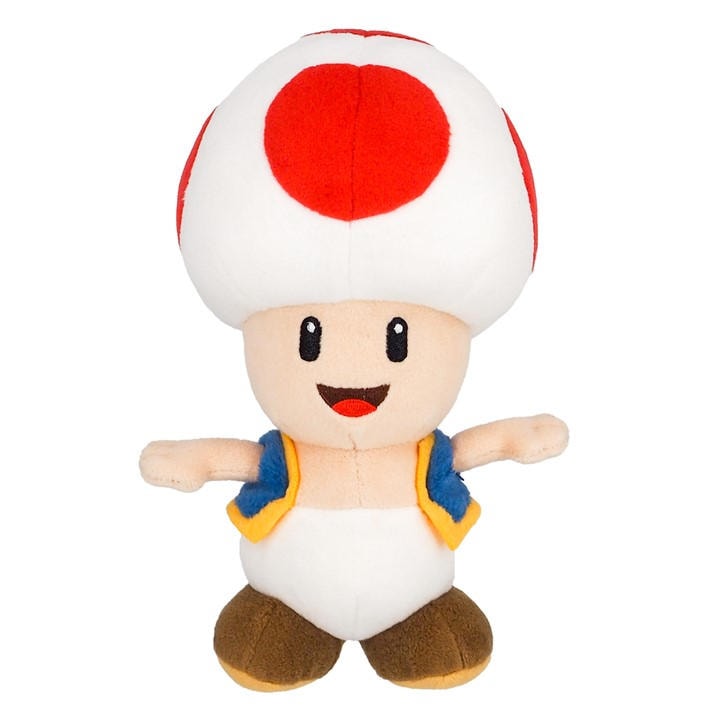 Super Mario  None San-Ei Official Toad Plush Small, Sports Direct