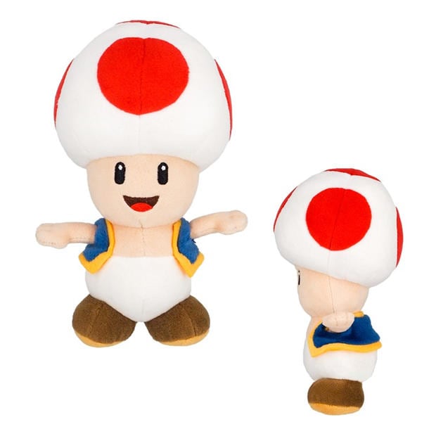 Стоки - Super Mario - San-Ei Official Toad Plush Small