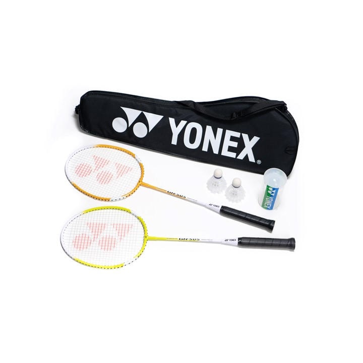 Yonex  Black 2 Player Badminton Set in Size Adults, Sports Direct