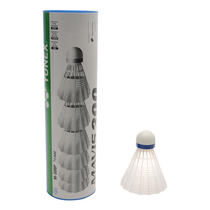 Yonex  White Mavis 300 Shuttlecocks in Size 6pk, Sports Direct