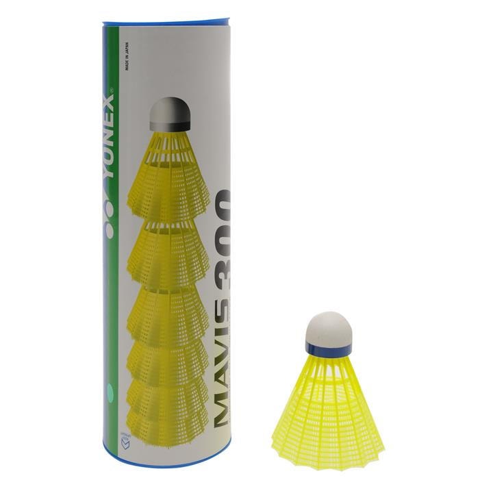 Yonex  Yellow Mavis 300 Shuttlecocks in Size 6pk, Sports Direct