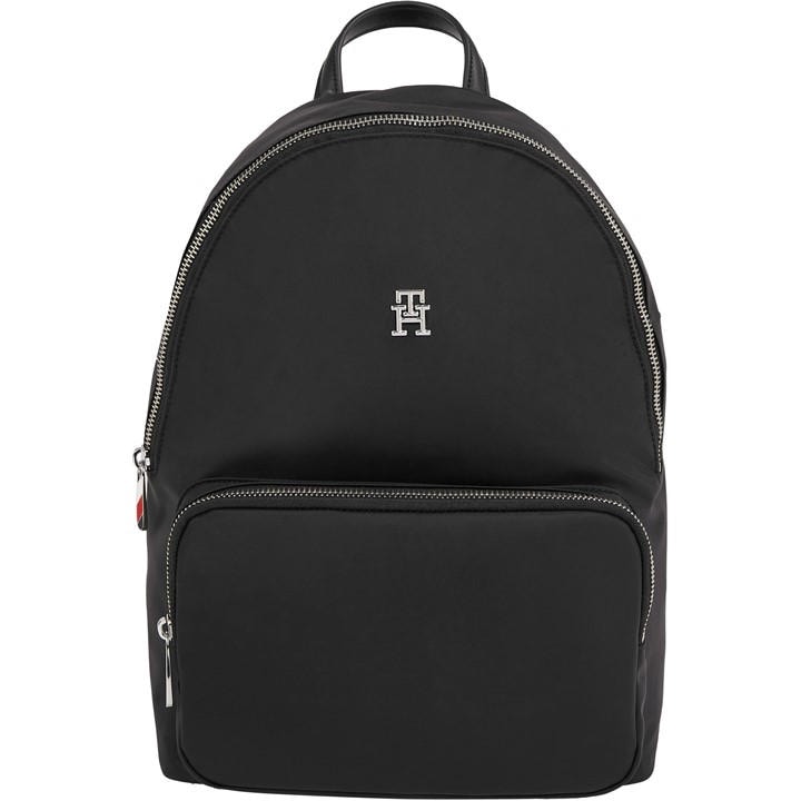 Tommy Hilfiger Women's Black Poppy Backpack, Sports Direct