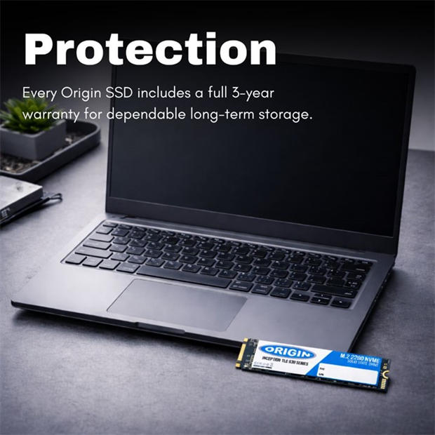 Black - Origin - Origin Inception 1TB PCIE 4.0 NVMe M.2 3D TLC 30mm SSD