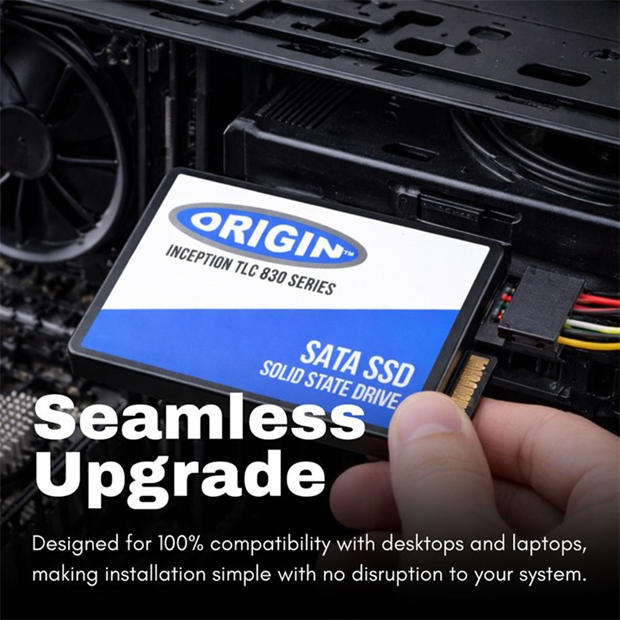 Black - Origin - Origin Inception SSD 256GB 2.5in SATA 3D TLC