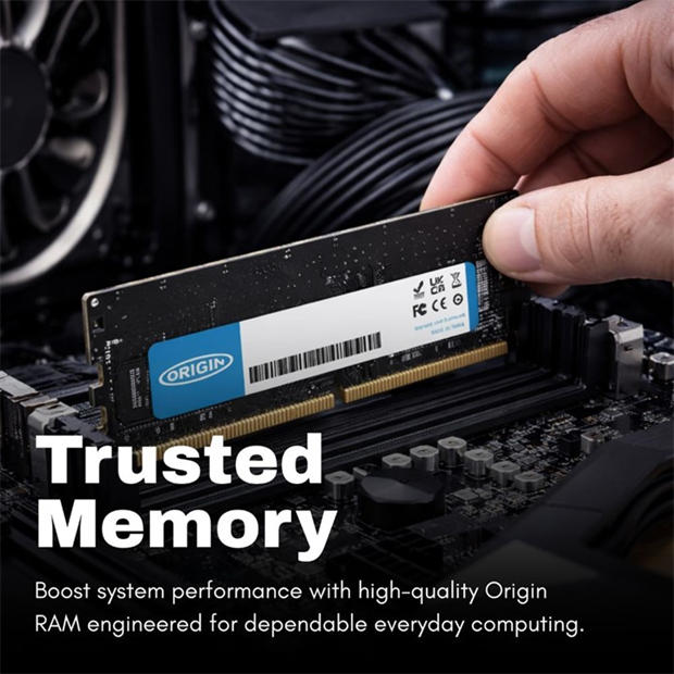 Black - Origin - Origin Storage 8GB DDR4 3200MHz SODIMM 1Rx16 Non-ECC 1.2V