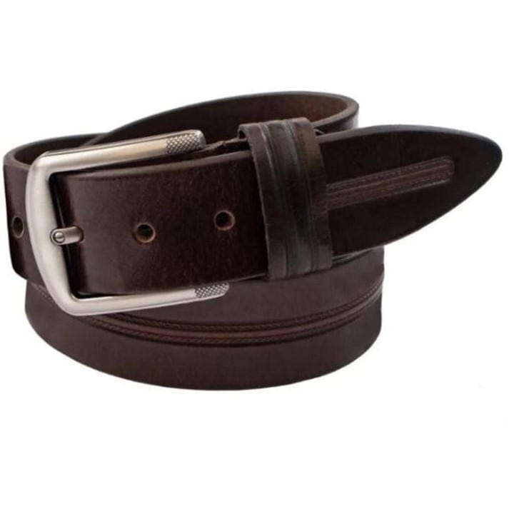 Primehide Leather Men's Brown ’S Leather Belts in Size L, Sports Direct