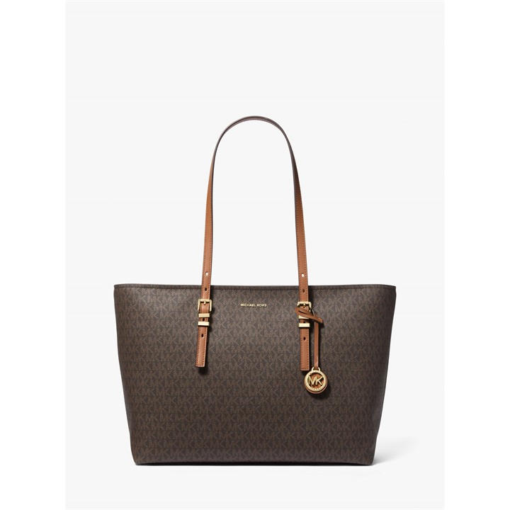 Michael Michael Kors Women's Brown Quinn Large Tote Bag, Sports Direct