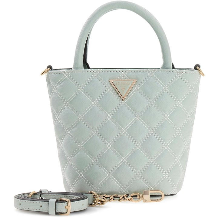 Photos - Travel Accessory GUESS Giullly Mini Tote - Blue 198659020101