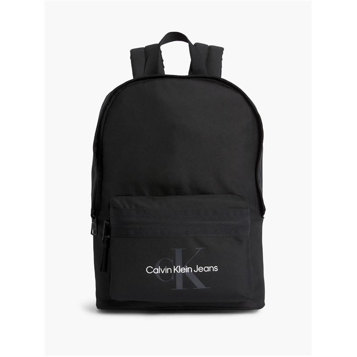 Calvin Klein Jeans  Black Essential Campus Rucksack, Sports Direct