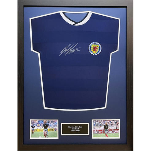 AllStarSignings Ltd - Gordon Strachan signed Scotland official retrshirt