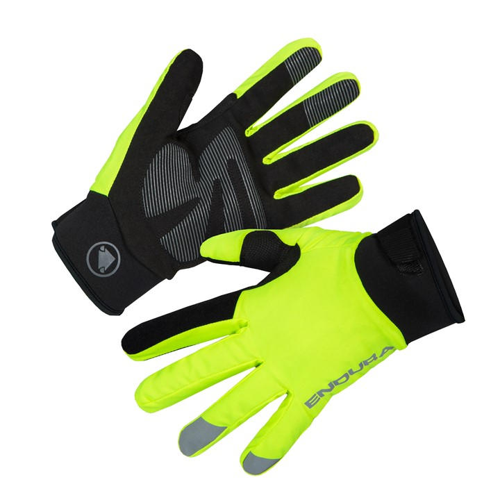 Endura Women's Yellow Waterproof Strike Gloves Small