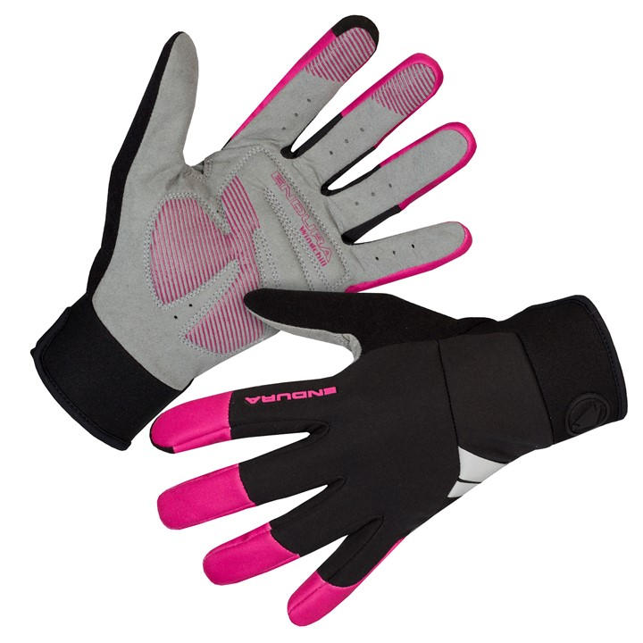 Endura Women's Pink Windchill Glove in Size L, Sports Direct