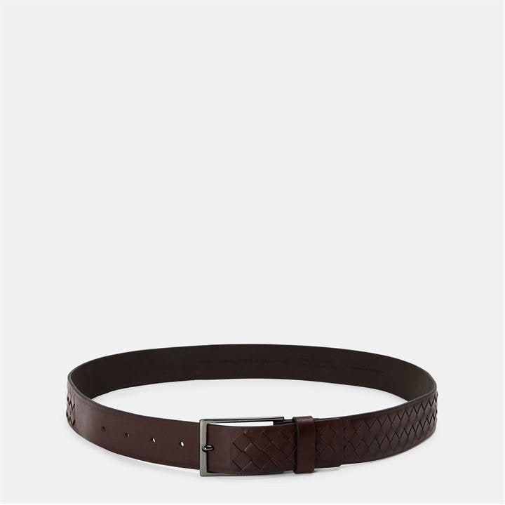 Boss Men's Brown Carmello Leather Belt in Size M, Sports Direct