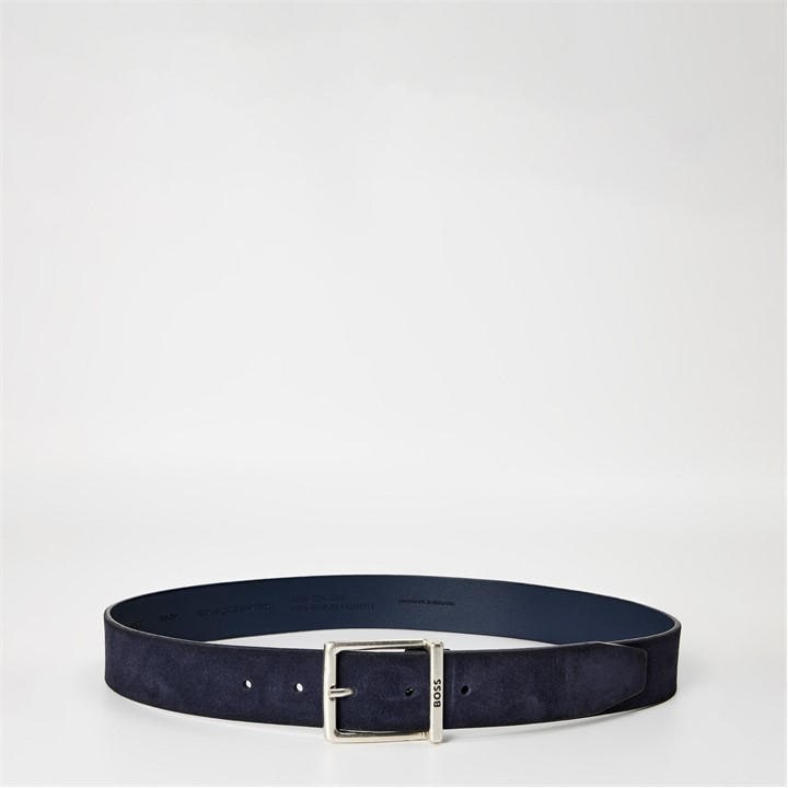 Boss Men's Blue Rudy Leather Belt in Size 3XL, Sports Direct