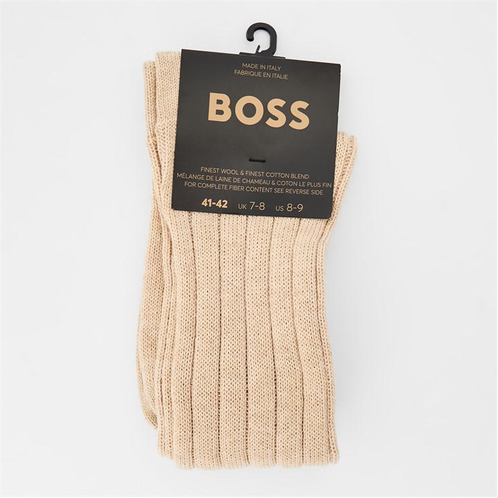 Boss Men's Beige Bs Rib Ribbed Bodysuit in Size 8.5T, Sports Direct