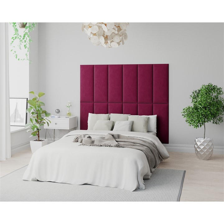 Aspire  Pink Easymount Wall Mounted Upholstered Panels,, Sports Direct