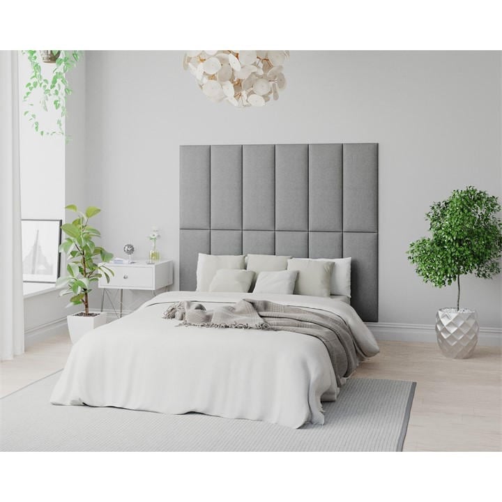 Aspire  Grey Easymount Wall Mounted Upholstered Panels,, Sports Direct