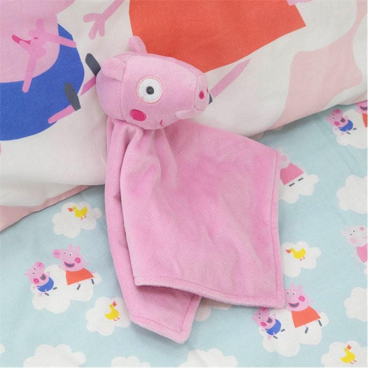 Peppa Pig  Kids Pink My First Comfort Blanket, Sports Direct