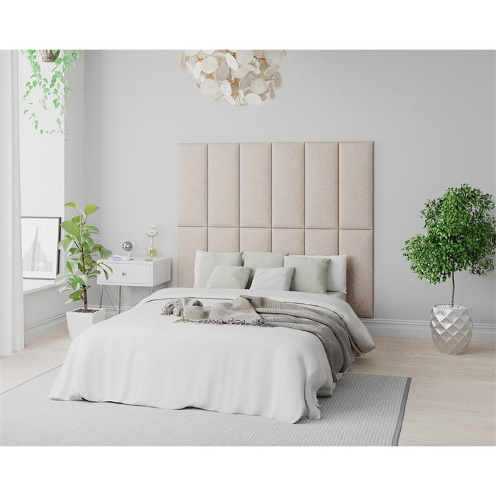 Aspire  Beige Easymount Wall Mounted Upholstered Panels,, Sports Direct