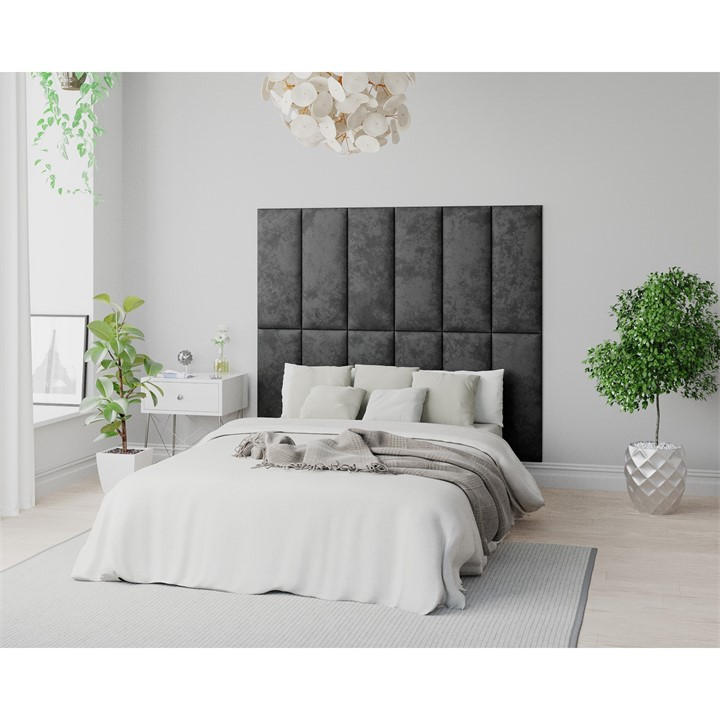 Aspire  Black Easymount Wall Mounted Upholstered Panels,, Sports Direct