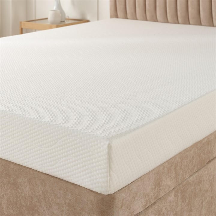 Aspire  White 10Cm Memory Foam Mattress in Size King, Sports Direct