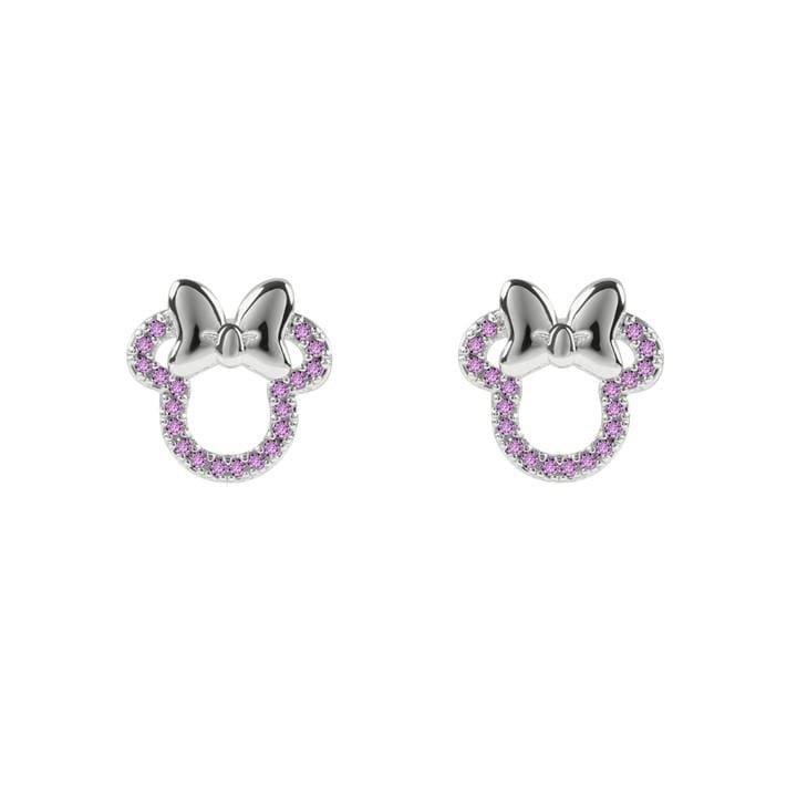 Minnie Mouse Girls Pink Kids' Stud Earrings, Sports Direct