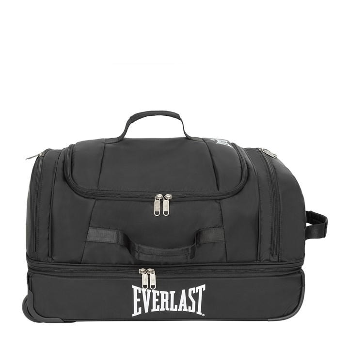 Everlast  Black Wheel Duffle Bag, Sports Direct