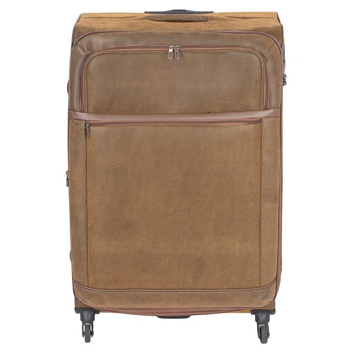 Linea  Brown Rome Suitcase in Size 22in/56cm, Sports Direct