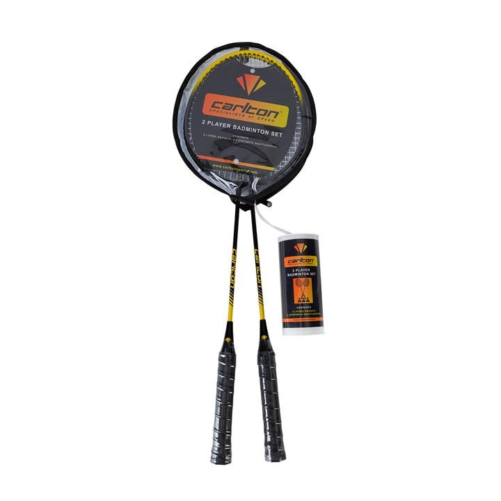 Carlton  Black 2 Player Badminton Set, Sports Direct