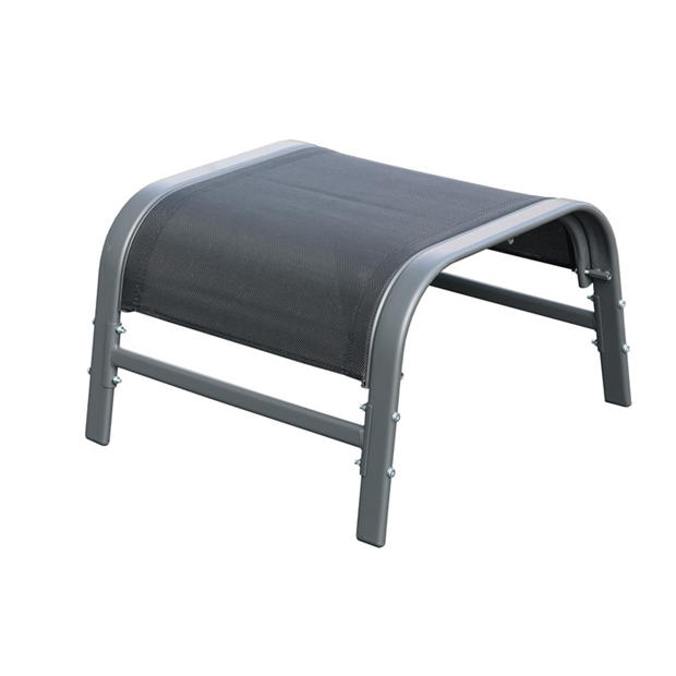 Grey/Black - Linea - Metal Garden Dining Set