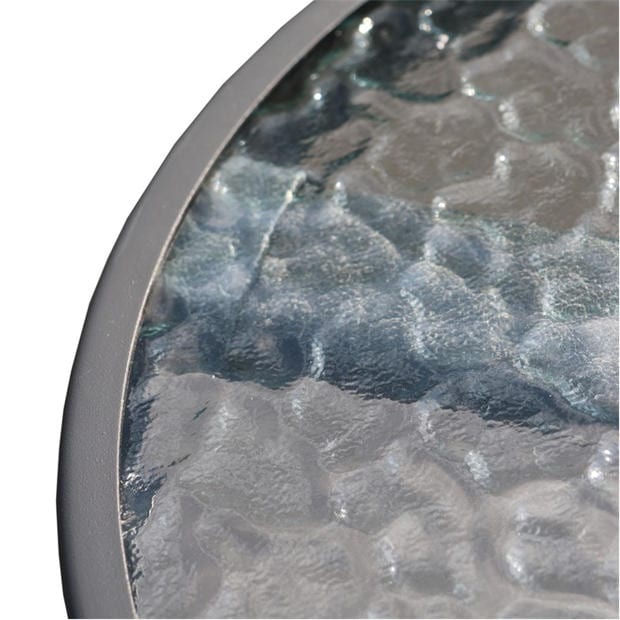 Grey/Black - Linea - Metal Garden Dining Set