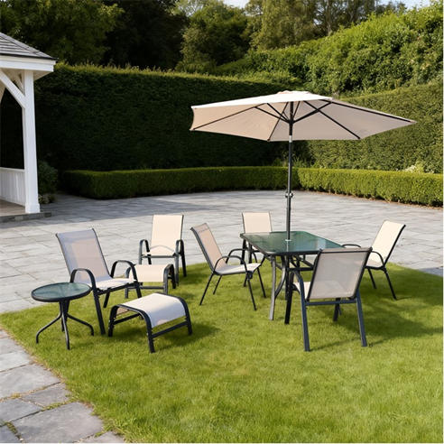 Linea - Metal Garden Dining Set