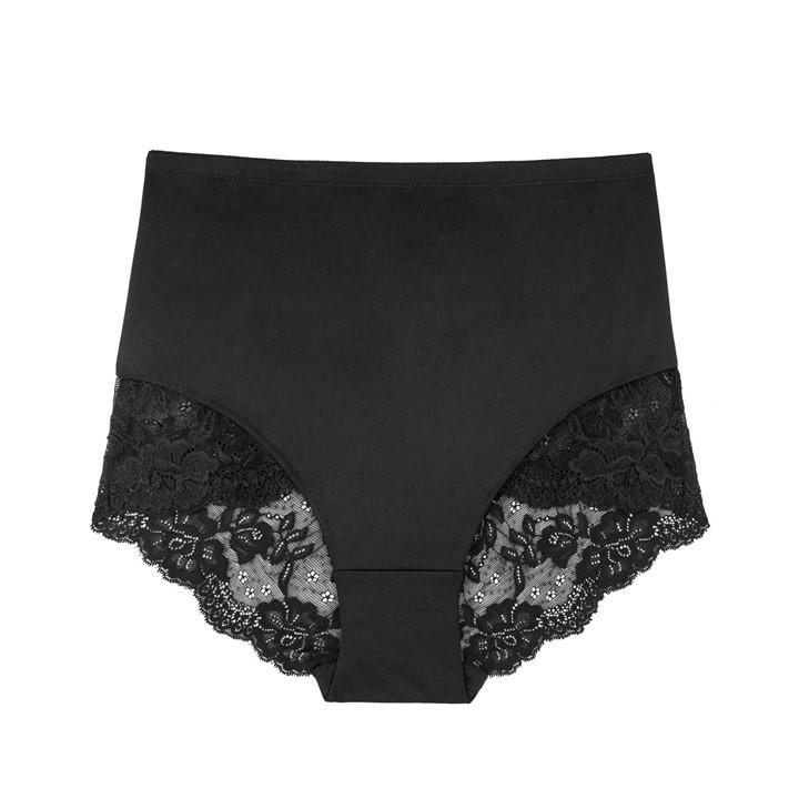 Dorina Women's Black Brigette Mid-Waisted Shaping Briefs in Size 10, Sports Direct