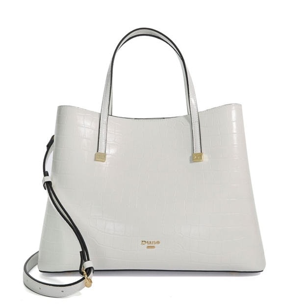 White - Dune London - Womens Dominant Satchel Bag