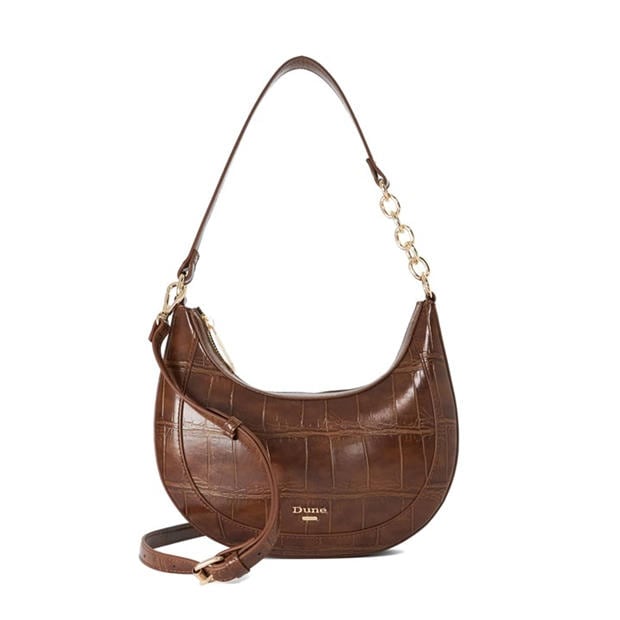 Brown - Dune London - Women's Diversion Shoulder Bag