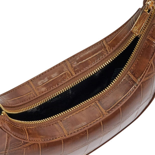 Brown - Dune London - Women's Diversion Shoulder Bag