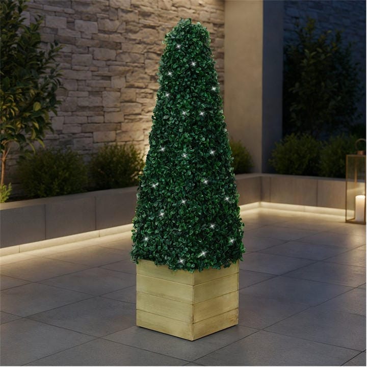 real    Artificial Topiary - Solar Powered - Obelisk Design, Football by Streetwize, Sports Direct
