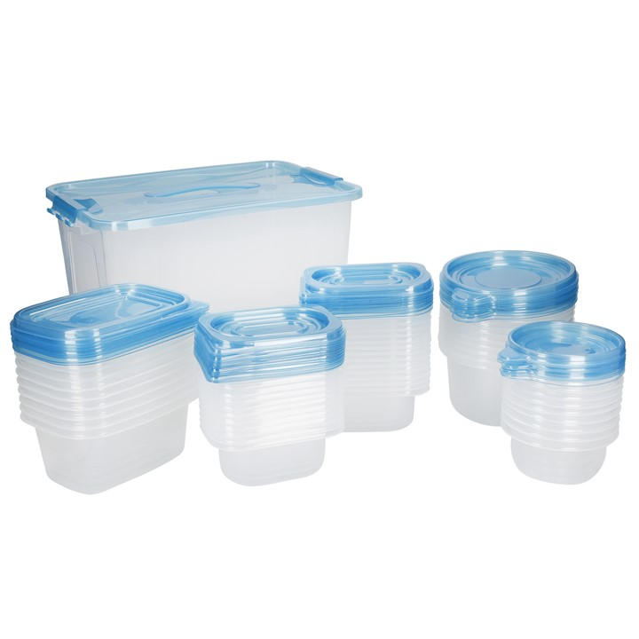 KitchenCraft Meal Prep Containers, Set of 5 Reusable Plastic Food Storage Tubs, Fridge, Freezer and Microwave Safe, BPA Free - Image 6