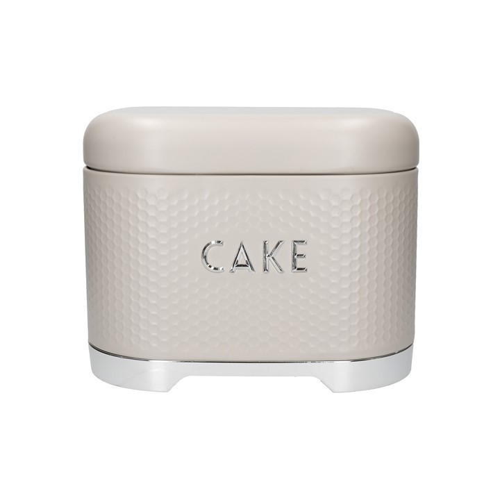 Kitchencraft Unisex Cream Textured Square Cake Tin Storage - Image 5