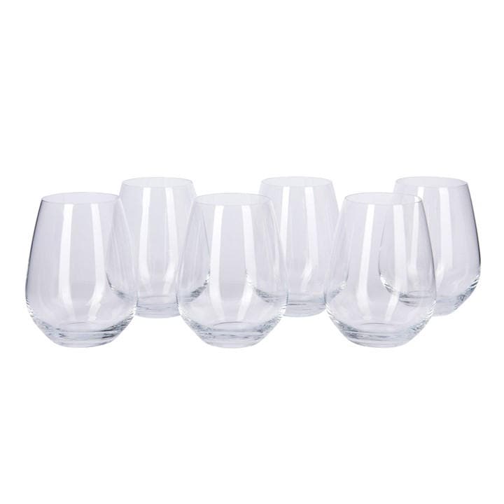 Maxwell & Williams Vino Set of 6 400ml Stemless White Wine Glasses - Image 4