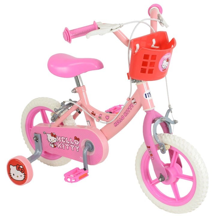 Hello Kitty  Kids None My First 12 Bike With Basket, Sports Direct